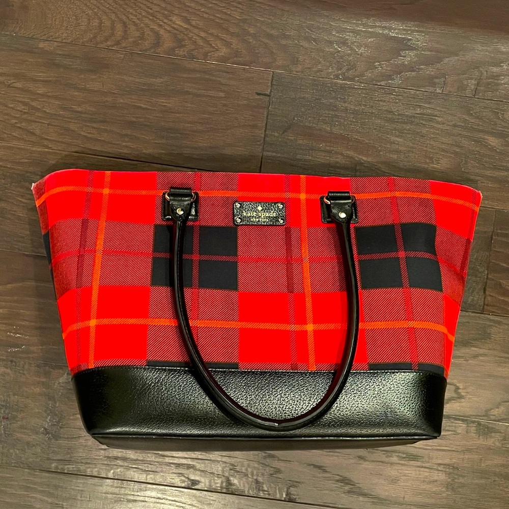 Kate Spade Wellesley Plaid tote